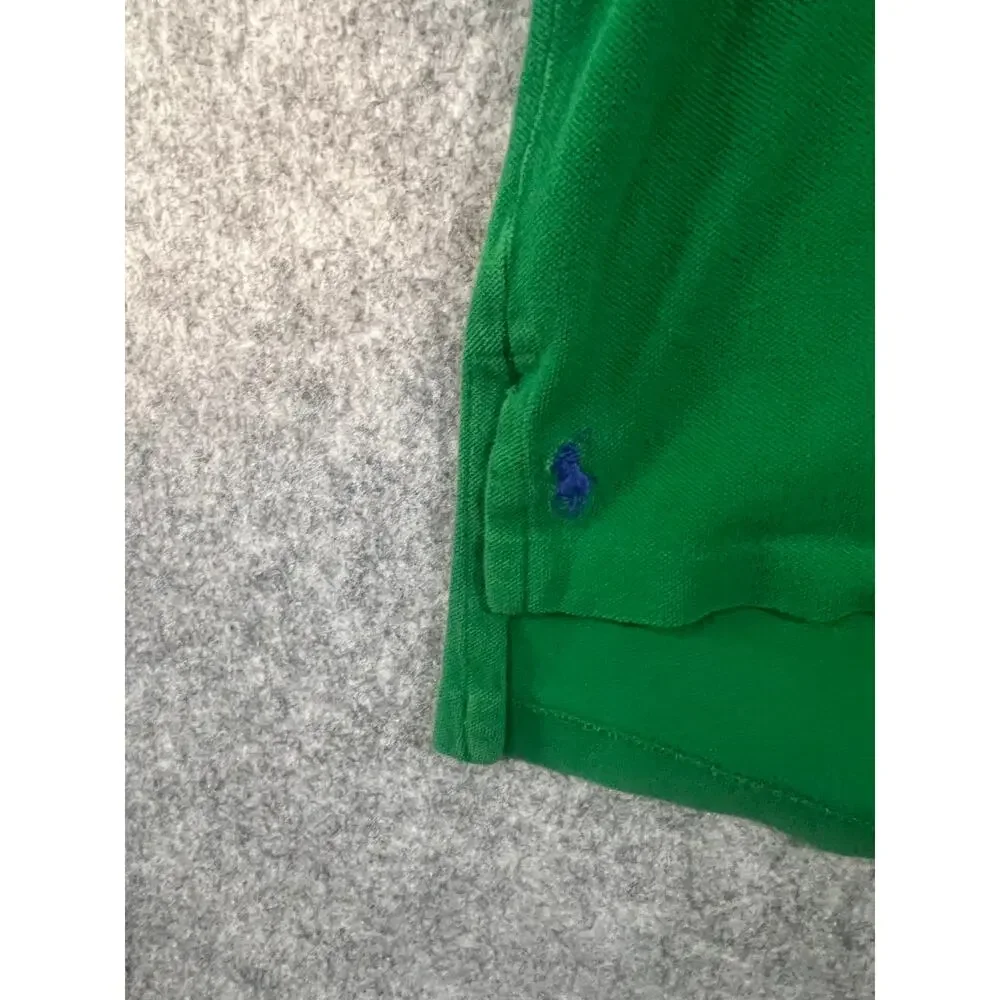 Polo Ralph Lauren Polo Shirt Mens XL Green Embroidered Pony RMJ Monogram Classic